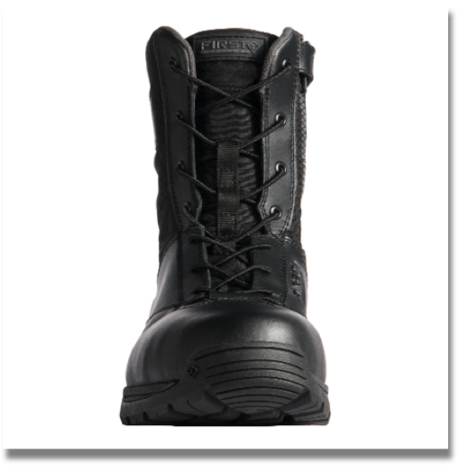 FIRST TACTICAL BOOTS
First Tactical boots meet all the uniform requirements demanded of a professional, but add key design features that provide athletic performance, reduce fatigue, and ensure longer wear. FIRST TACTICAL BOOTS
First Tactical boots meet all the uniform requirements demanded of a professional, but add key design features that provide athletic performance, reduce fatigue, and ensure longer wear.