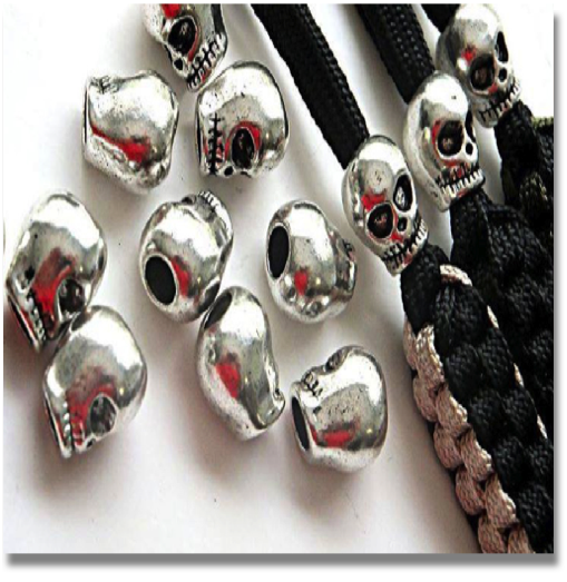 METAL SKULL BEAD