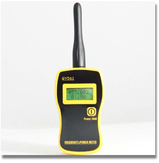 GY561 1 MHz-2.4 GHz Digital LCD Frequency Counter for Two-Way Radio
1. Frequency measurement: 1 MHz --- 2400 MHz
2. Power measurement: 0.1W-- 50W
3. Input impedance: 50
4. Accuracy :140-170 / 400-470 better than 10%
5. Sampling time: about 0.2 sec.
6. Operating temperature :0-40 degrees
7. Battery: three 1.5V AAA alkaline batteries
8. Current consumption: about 100MA
9. Auto power off: approximately 80 seconds
GY561 1 MHz-2.4 GHz Digital LCD Frequency Counter for Two-Way Radio
1. Frequency measurement: 1 MHz --- 2400 MHz
2. Power measurement: 0.1W-- 50W
3. Input impedance: 50
4. Accuracy :140-170 / 400-470 better than 10%
5. Sampling time: about 0.2 sec.
6. Operating temperature :0-40 degrees
7. Battery: three 1.5V AAA alkaline batteries
8. Current consumption: about 100MA
9. Auto power off: approximately 80 seconds