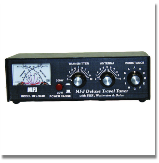 MFJ-904H


Travel tuner,10-80m, 150W, meter, balun