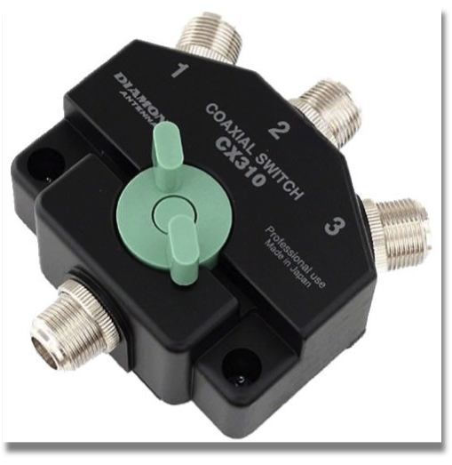 DIAMOND CX-310A


Coaxial switch: 3 ways, MJ-MJ