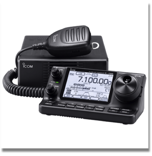 ICOM 7100
Icom changed the way hams think about mobile HC communication in 1995 with the introduction of the IC-706. Since then, the Icom Mobile HF radios have been the Performance HF mobile radio of choice. At the 2012 Tokyo Hamfair, Icom once again changed mobile HF communications by introducing the IC-7100. The ease of operation with fingertip control utilizing the intuitive touch screen interface with the power of 32-bit IF DSP. ICOM 7100
Icom changed the way hams think about mobile HC communication in 1995 with the introduction of the IC-706. Since then, the Icom Mobile HF radios have been the Performance HF mobile radio of choice. At the 2012 Tokyo Hamfair, Icom once again changed mobile HF communications by introducing the IC-7100. The ease of operation with fingertip control utilizing the intuitive touch screen interface with the power of 32-bit IF DSP.